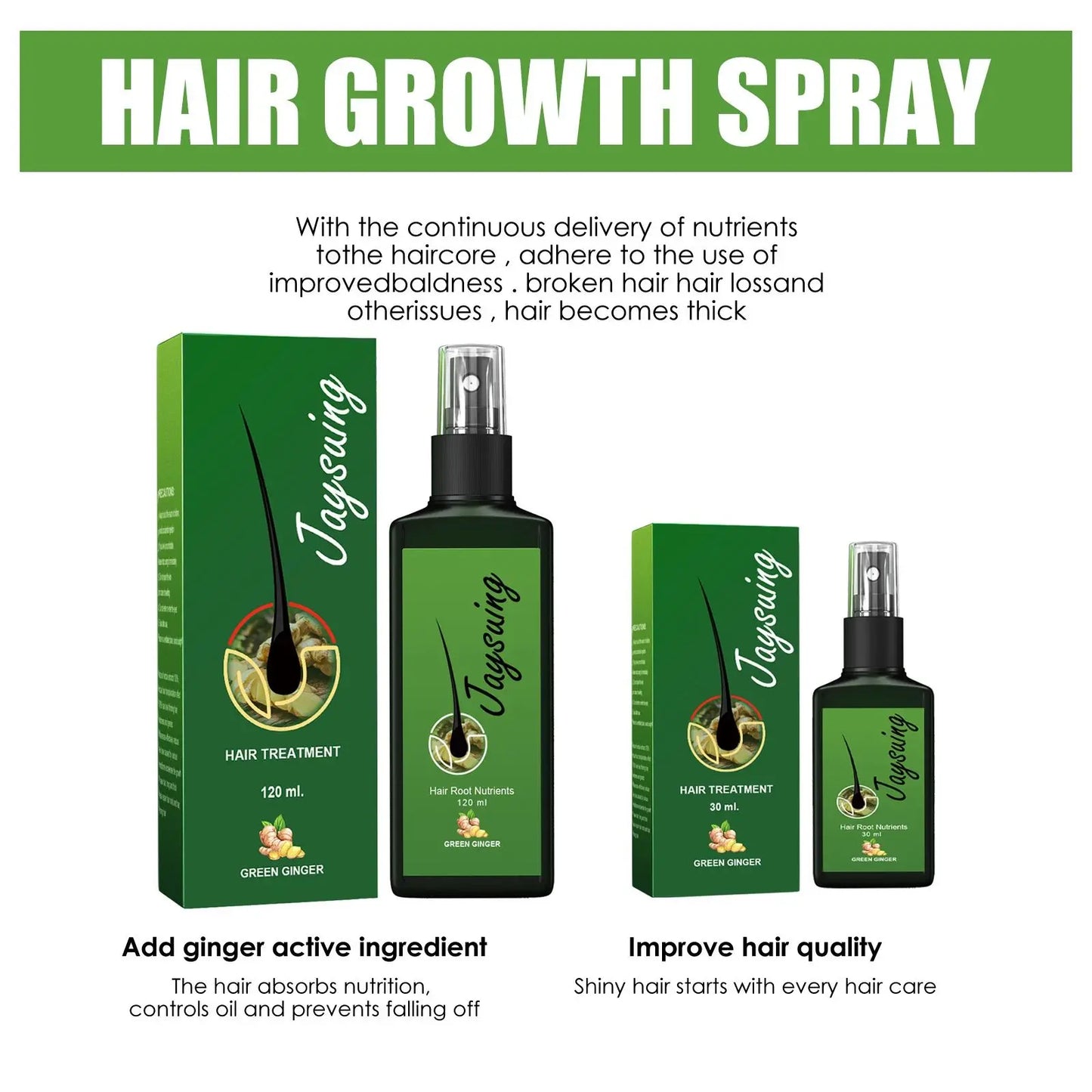 Spray Anti-Chute de Cheveux Naturel –