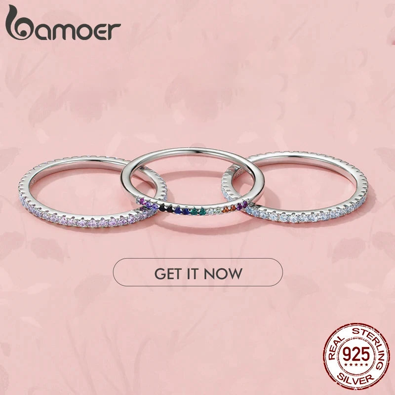Bague Bamoer en Argent Sterling 925