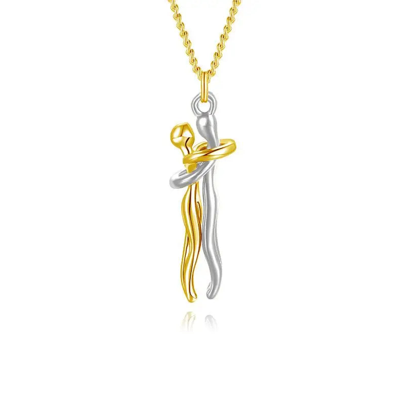 Collier Pendentif Femme en Acier Inoxydable
