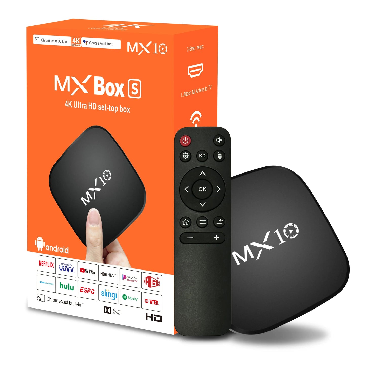 Boîtier TV Android MX10