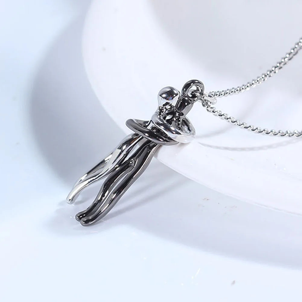 Collier Pendentif Femme en Acier Inoxydable