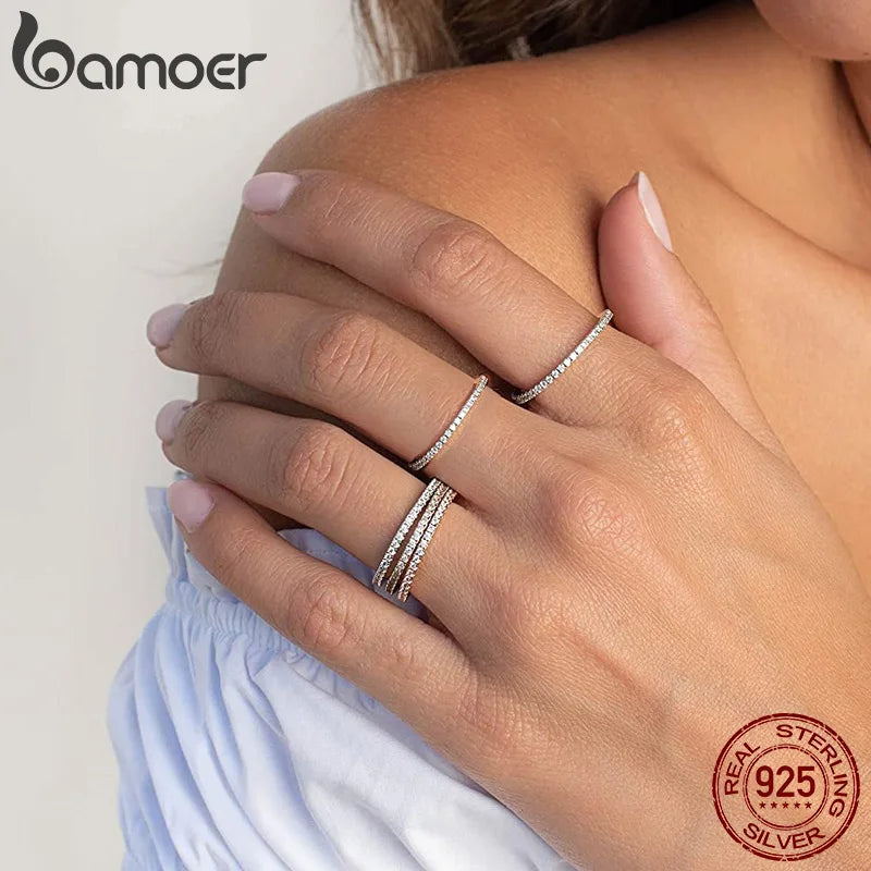 Bague Bamoer en Argent Sterling 925