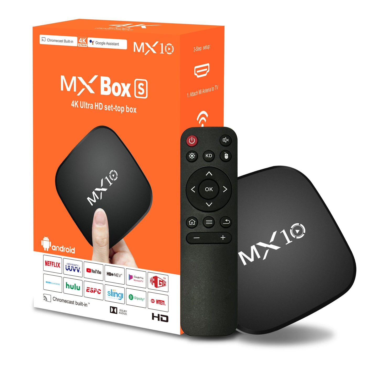 Boîtier TV Android MX10