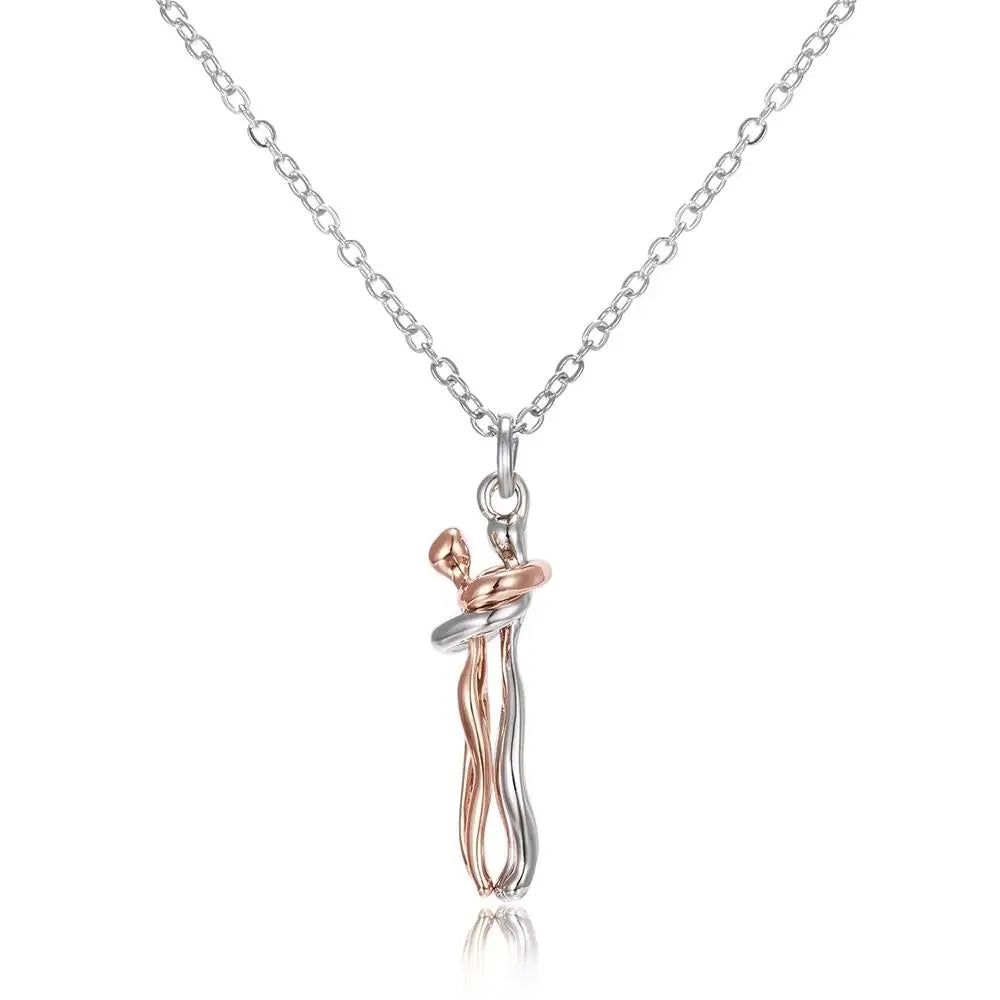 Collier Pendentif Femme en Acier Inoxydable