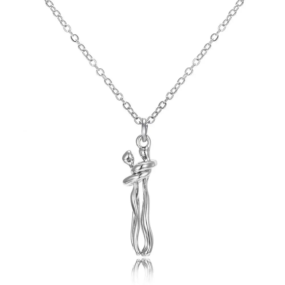 Collier Pendentif Femme en Acier Inoxydable