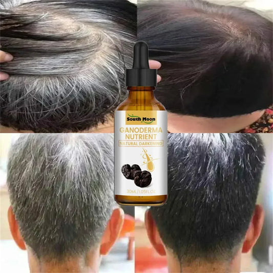 Sérum Traitement Cheveux Blancs à Noirs –