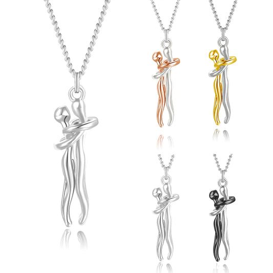Collier Pendentif Femme en Acier Inoxydable