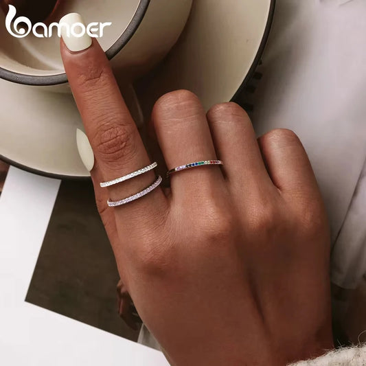 Bague Bamoer en Argent Sterling 925