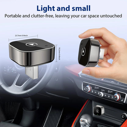 Adaptateur CarPlay Sans Fil 2-en-1 – Conversion Filaire vers Sans Fil
